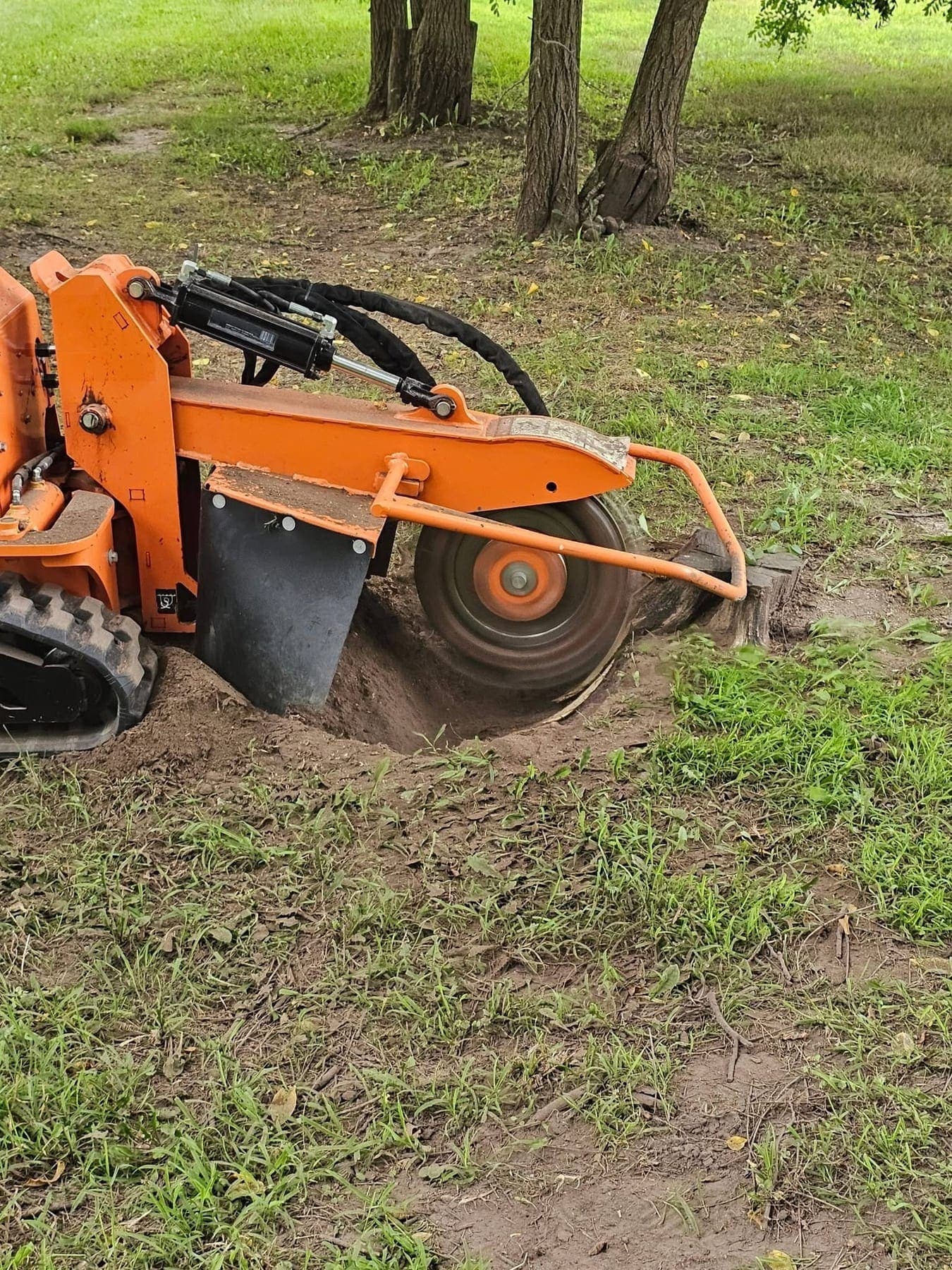 Always Grinding service professional at work